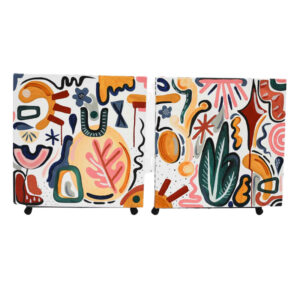 “Boho Botanicals” diptych