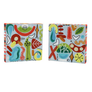 Funky Prints diptych