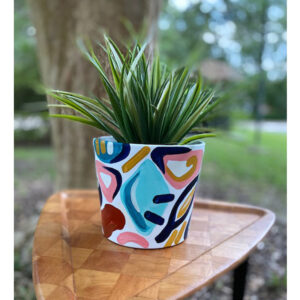 Hand Painted Pot 1